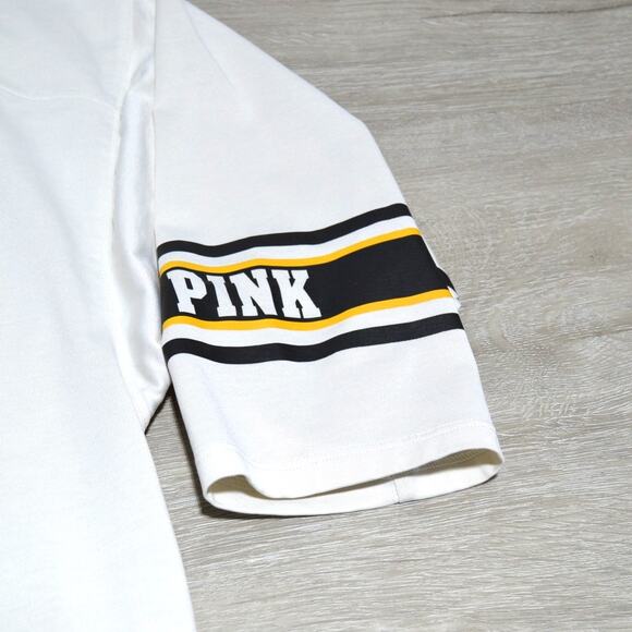 PINK Victoria's Secret Iowa Hawkeyes Oversized Jersey Top Size Medium - Picture 5 of 8
